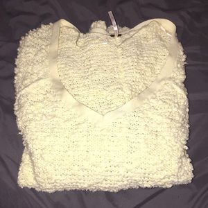 Yellow free people sweater